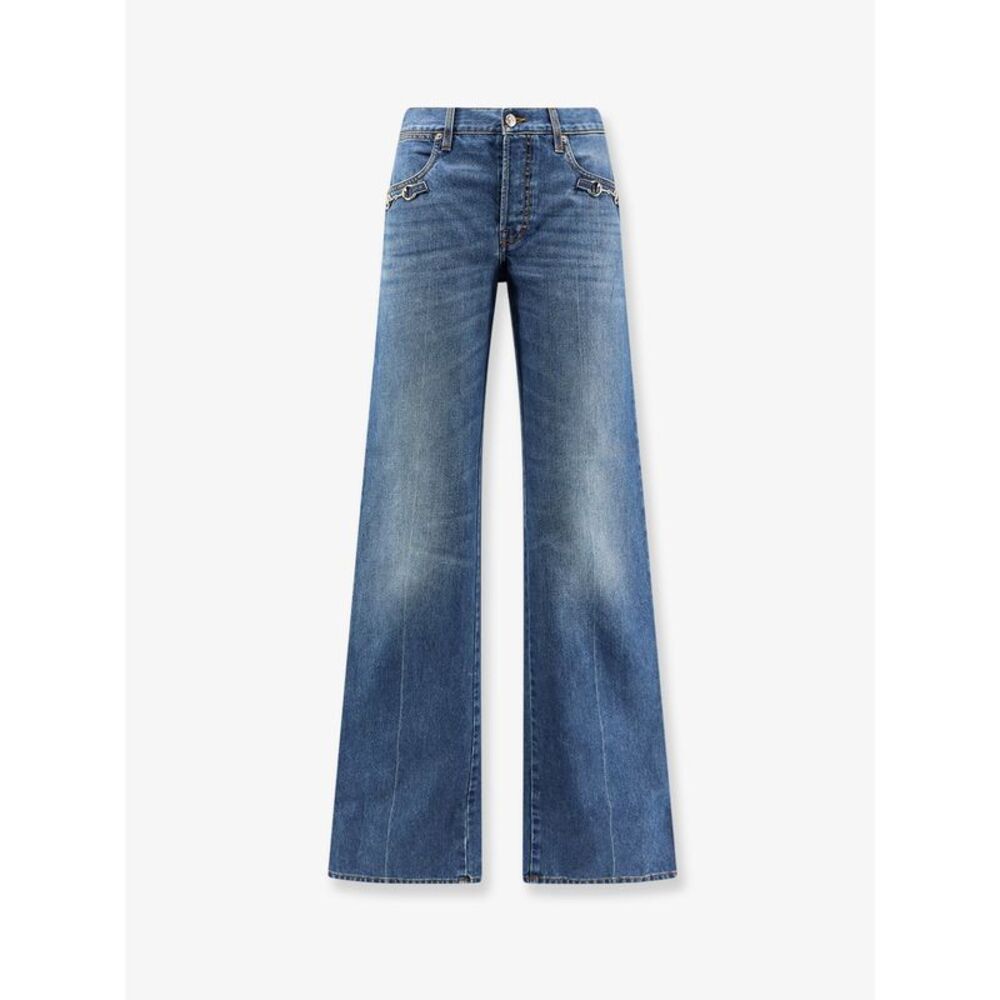 Gucci Women Blue Denim Jeans